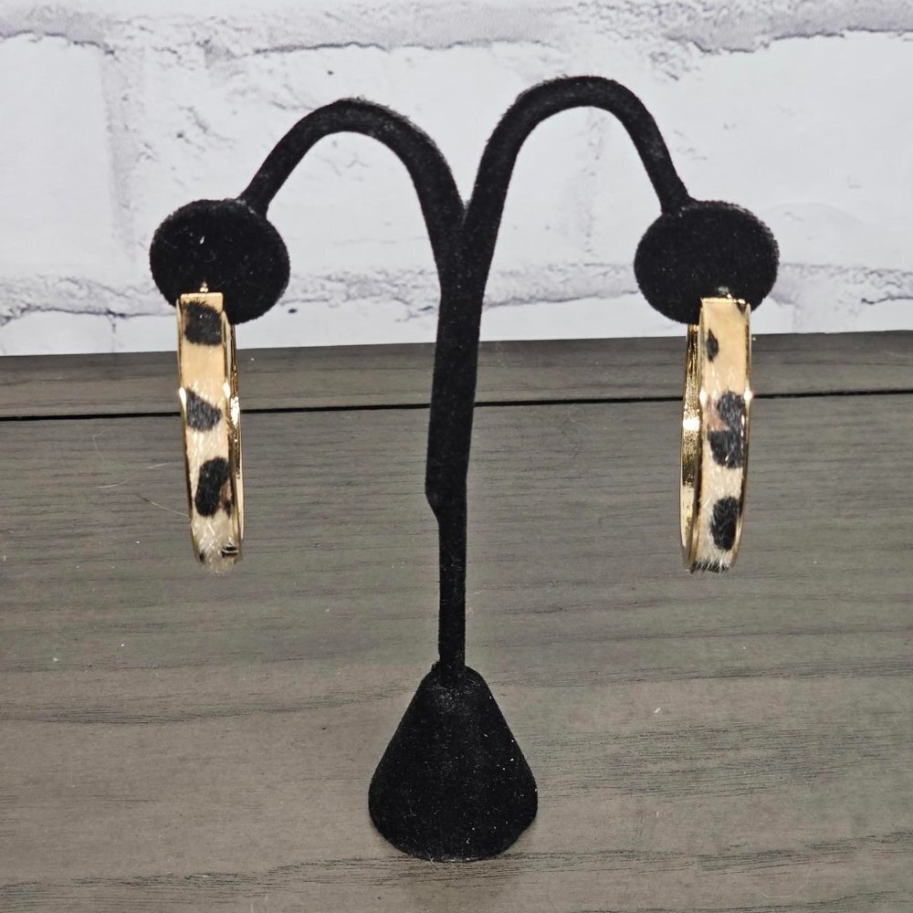 Binx Animal Print Sparkle Box Exclusive Hoops